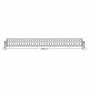 Фара світлодіодна Brevia Cree Spot 180W (60x3W), 16800Lm, 807x82x90мм, 1шт