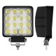 Фара светодиодная Brevia Epistar white Flood 10-30V, 48W (16x3W), 3520Lm, 1шт