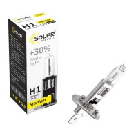 Галогеновая лампа Solar H1 12V 55W P14.5s Starlight +30%