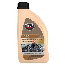 Гидравлическая жидкость K2 Power Steering Fluid+Stop Leak 1л