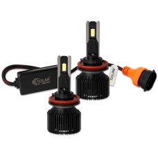 LED автолампи H8/H11/H16 130Вт 11000Лм 6500К 12/24В CSP3570 Solar (лід лампи комплект 2шт)