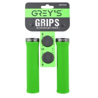 Грипсы руля Grey's с резиновым покрытием 130мм зелени 2шт GR17420