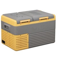 Автохолодильник 25л, Двухкамерный, компрессорный, от -20 до +20°C, 12В/24В/220В, Серый Brevia 22540