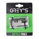 Мультитул Grey's 2/2.5/3/4/5/6/8мм, плоская отвертка/Philips, выжимка цепи, лопатка