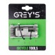 Мультитул Grey's 2/2.5/3/4/5/6/8мм, T10/T15/T20/T25/T30, Phillips, выжимка цепи