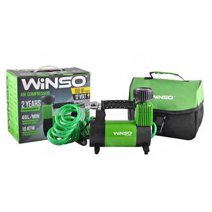 Автомобильный компрессор Winso 10Атм 40л/мин 180Вт
