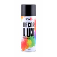 Краска акриловая Nowax 450мл спрей черный матовый (Оригинал MATT BLACK/RAL9005)