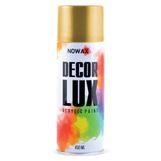 Краска акриловая Nowax Spray Золотой металлик 450мл