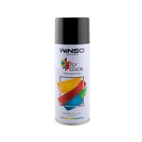 Акрилова фарба Winso Spray 450мл чорний глянець спрей (GLOSS BLACK/RAL9005)