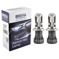 Биксеноновая лампа Brevia H4, 6000K, 85V, 35W P43t-38 KET, 2шт