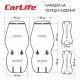 Комплект премиум накидок на сиденья CarLife Racer Велюр/Экокожа Нескользящие, цвет: кофе