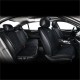 Комплект премиум накидок для сидений CarLife Turbo, black