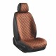 Комплект преміум накидок для сидінь CarLife Turbo, coffee