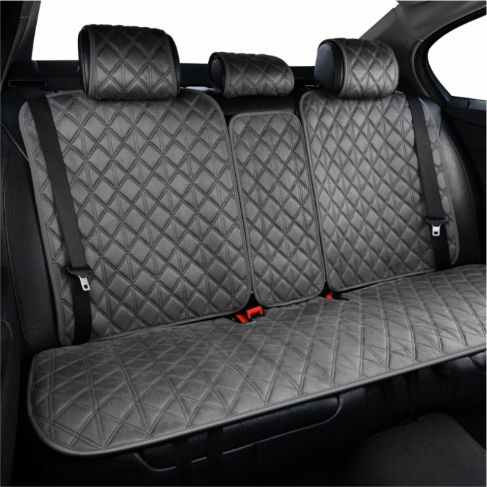 Комплект премиум накидок для сидений CarLife Nitro, grey