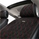 Преміум накидки для передніх сидінь CarLife Nitro, black-red 2шт