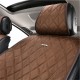 Комплект премиум накидок для сидений CarLife Nitro, coffee