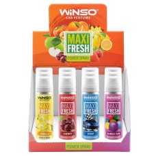 Ароматизатор Winso Maxi Fresh MIX №3, 75мл, 12шт набор