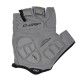Велорукавиці Grey's з короткими пальцями та гелевими вставками, чорно-сірі L GR18133
