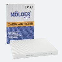 Фільтр салону Molder Filter LK 21 (WP6812, LA31, CU2882)