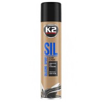Силиконовая смазка K2 спрей 300мл прозрачная для резины и пластика Sil Spray