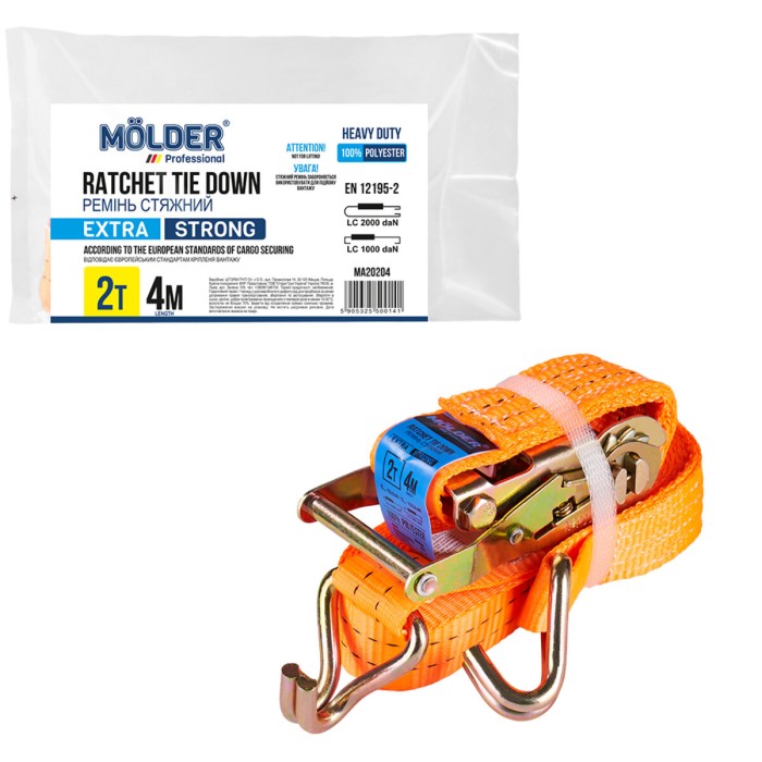 Стяжной ремень Molder 2т, 4м