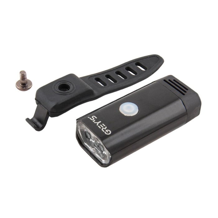 Ліхтарик на велосипед Grey's LED 2xCree XP-G 400lm 1050mAh USBпорт