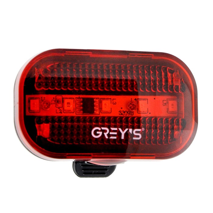 Фонарик на велосипед задний Grey's 5хLEDs влагозащищенный корпус