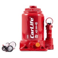 Домкрат гідравлічний 4т, 155-365мм, два штока, в коробці Carlife BJ404D