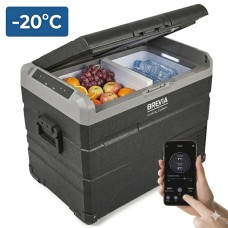22660 Brevia Автохолодильник 47л Компрессорный (12V/24V/220V) Двухкамерный