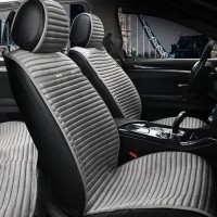 Накидки на сидіння з Алькантари Сірі Передній Elegant Napoli