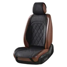 Накидки на сиденья авто Алькантара Черные Передние Elegant Parma