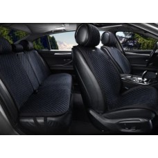 Накидки на сидіння з Алькантари Повний комплект, Чорні Elegant Trento