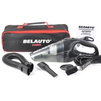 Пилосос для авто 110W BELAUTO Шторм Суха та Волога чистка кабель 5м, циклон фільтр, 2 адаптери BA54-B