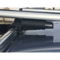 Багажник на дах авто Opel Zafira B 2004-2011 на рейлінги в зборі алюмінієві аеродинамічні поперечки Кенгуру