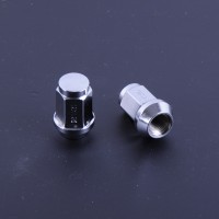 Гайки колесные M12х1,25х35 хром конус закрытый с выступом ключ 17 (20 шт комплект) F 420