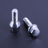 Колесные болты M12х1,5х28 хром конус с выступом ключ 17 (10шт)