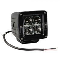 Фара-LED Квадрат 16W 82*76*80mm (4W*4) 10-30V Дальнє/Spot (1шт) 