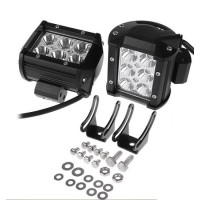 Фара-LED Квадрат 18W 95*75*60mm (3W*6) 10-30V Дальнее/Spot Cree-имитация (D18W) (1шт)