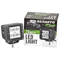Фара-LED Квадрат 24W 80*75*82mm (4W*6) 10-30V Ближнє/Flood 
