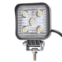 Фара-LED Квадрат 15W 83*83*33mm (3W*5) 10-30V Дальнее/Spot 