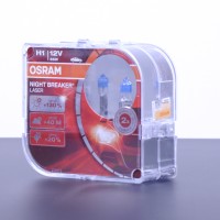 Галогеновые лампы для авто Osram H1 12V 55W +130% Night Breaker (Box-2шт) АКЦИЯ