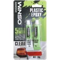 Клей епоксидний 20g Прозорий 5 Min Plastic Epoxy 300400 