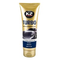 Поліроль для авто K2 230г тюбик віск для відновлення блиску Turbo