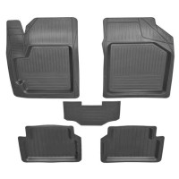 Килимки для авто Daewoo Lanos \ Aveo \ Lacetti 5шт коритом + перемичка РТІ