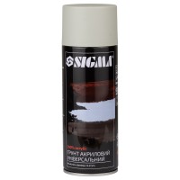 Грунт акриловий SIGMA 400мл спрей сірий RAL 7015 (2737521)