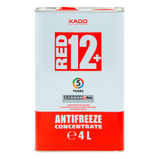 Антифриз для двигуна XADO Antifreeze Red 12+  Концентрат 4 л