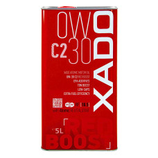 Моторна олива XADO Atomic Oil 0W-30 C2 RED BOOST синтетична 5 л