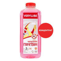 Літній омивач скла VERYLUBE Червоний Пінгвін 2 л