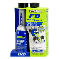 Захист двигуна внутрішнього згоряння (бензин) XADO ATOMEX F8 Complex Formula 250 мл